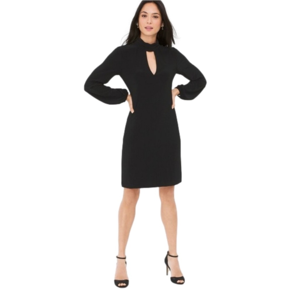 WHBM Keyhole Long Sleeve Dress • Size 8 • EUC
